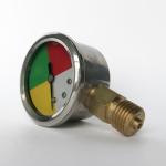 Radial Connection Brass Pressure Gauge 40mm Stainless Steel Dial Type Pressure