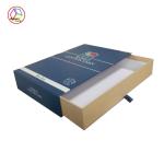 Unique Sliding Drawer Gift Boxes Surface Treatment Gold Foil Stamping