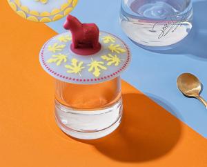 Quality Creative Cartoon Silicone Cup Lid Leak Proof And Dustproof Ceramic Tea Cup Water Cup Lid Sealed And Fresh Keeping Lid wholesale