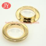 Glossy gold 21x12x4.5mm Nickle free High quality brass metal shoe eyelets and