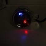 93*70*61mm 2 In 1 Motorcycle Meter Modified DC12V Led Fuel Gauge