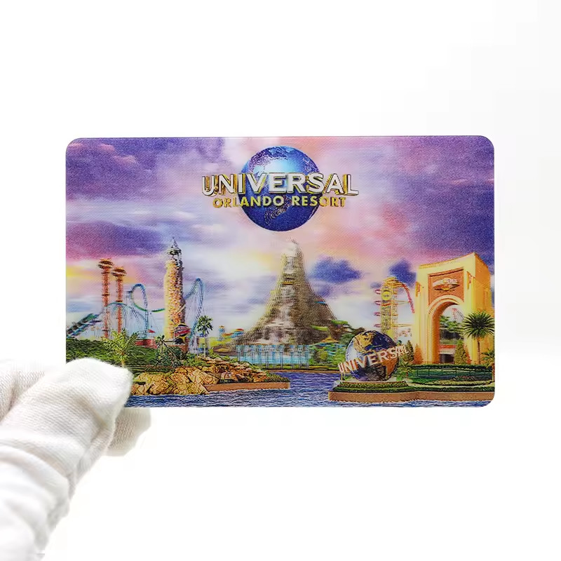 Customization PET Lenticular 3D Card For Promotions / Souvenirs