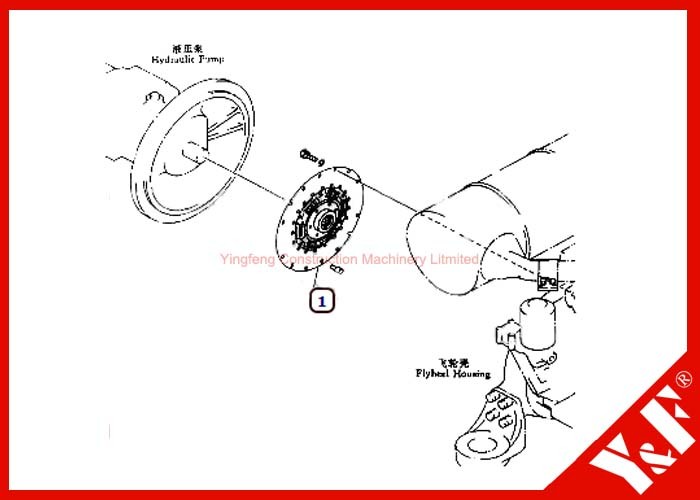 Cabin Interior Walking Control Handle for PC200 - 6 Excavator Parts