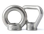 SS304 SS316 Forged Lifing Galvanized Oval Eye Nut DIN582 Zinc Plate Surface