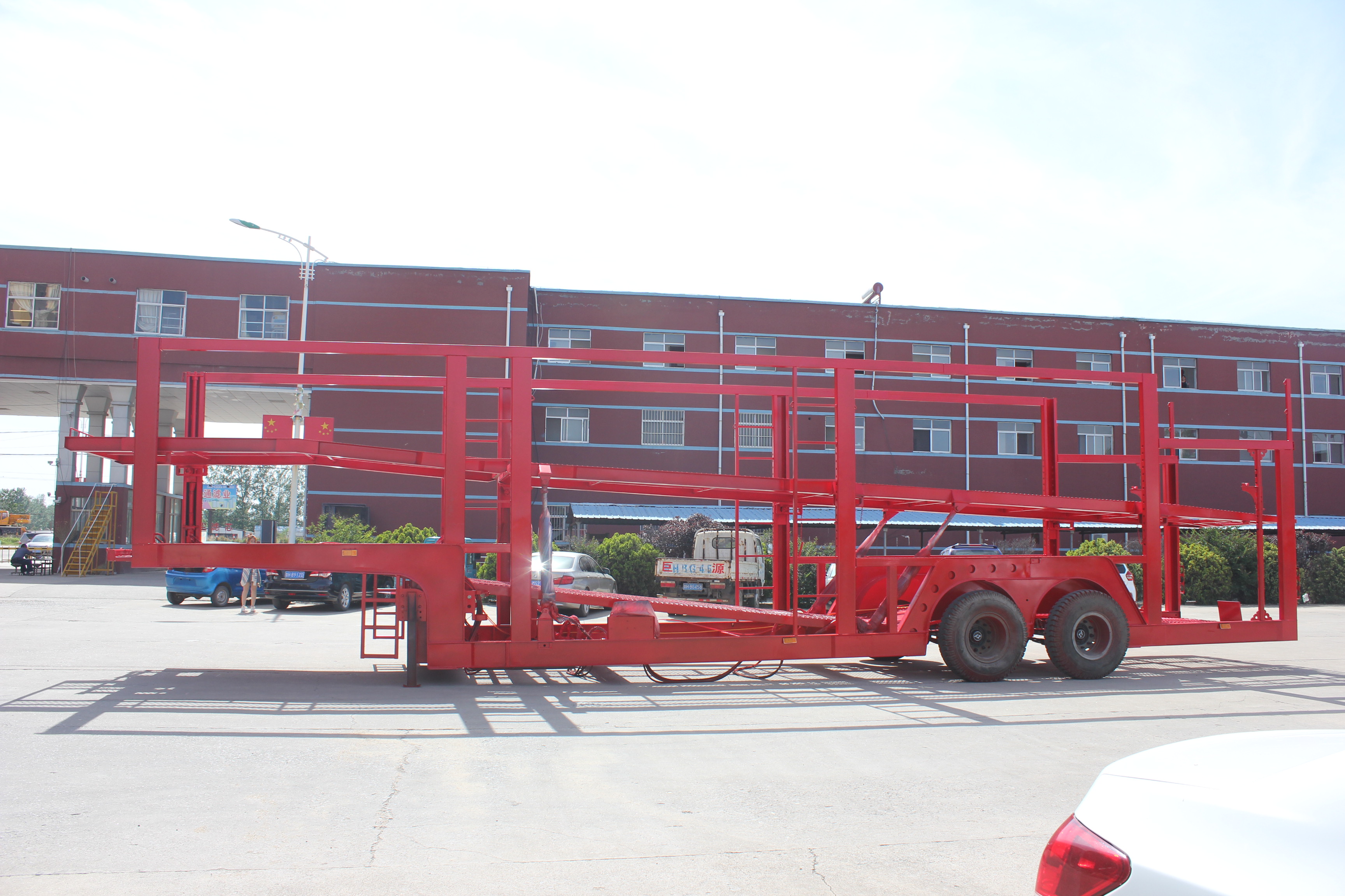 Car Carrier Transport Semi Trailer Car Trailer As Customer's Requirements