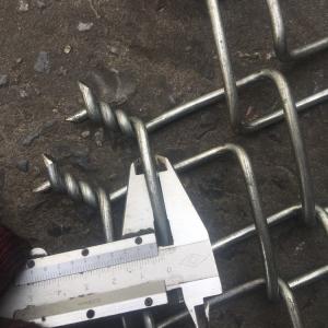 China Height 1.5m Farm 4.0mm Wire Diameter Chain Link Fencing Galvanized on sale
