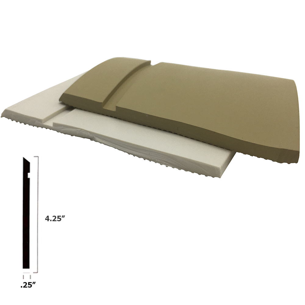 Easy-to-Install Rubber Wall Cove Base with Toe Choice from RAL Code or Pantone Code