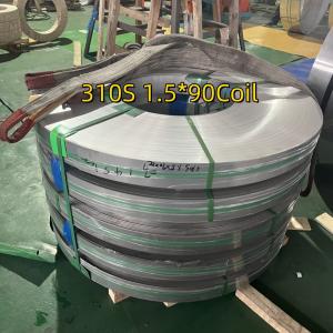 Quality 310S DIN1.4845 Stainless Steel Coil 2B Finished Cold Rolled 1.5mm 90mm Width For High Temperature wholesale