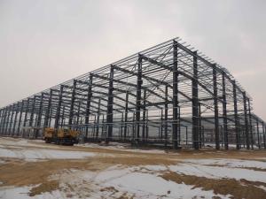 Quality Q355b Q235b Pre Fabricated Steel Buildings Metal Frame Structure Construction wholesale