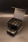 Side Open Custom Cosmetic Boxes Packaging Embossing Varnishing Stamping