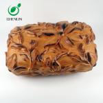 OEM ODM Women Wooden Clutch Bag Multicolor Natural Surface