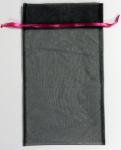 CMYK Organza Drawstring Gift Bags Gravure Offset Print , Ribbon Organza Bag