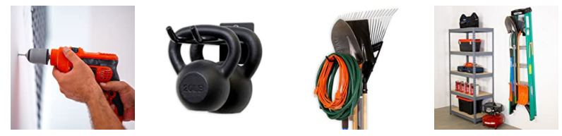 Convenient Wall Mounted Shovel Organizer for Long Handled Tools and Garden Equipment