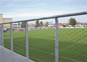 Quality 316L Flexible Stainless Steel Woven Wire Mesh / Safety Net Mesh For Playground 40x40mm wholesale