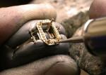 OEM Semi Mount Ring Settings , 0.18ct 1.5mm Natural Diamond Ring