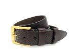 4.0CM Embossed Snake Leather Belt For Boy With Classic Pin Buckle