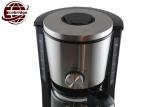 Silver Black Compact Drip Coffee Maker , 8-10 Cups Drip Filter Coffee Machine