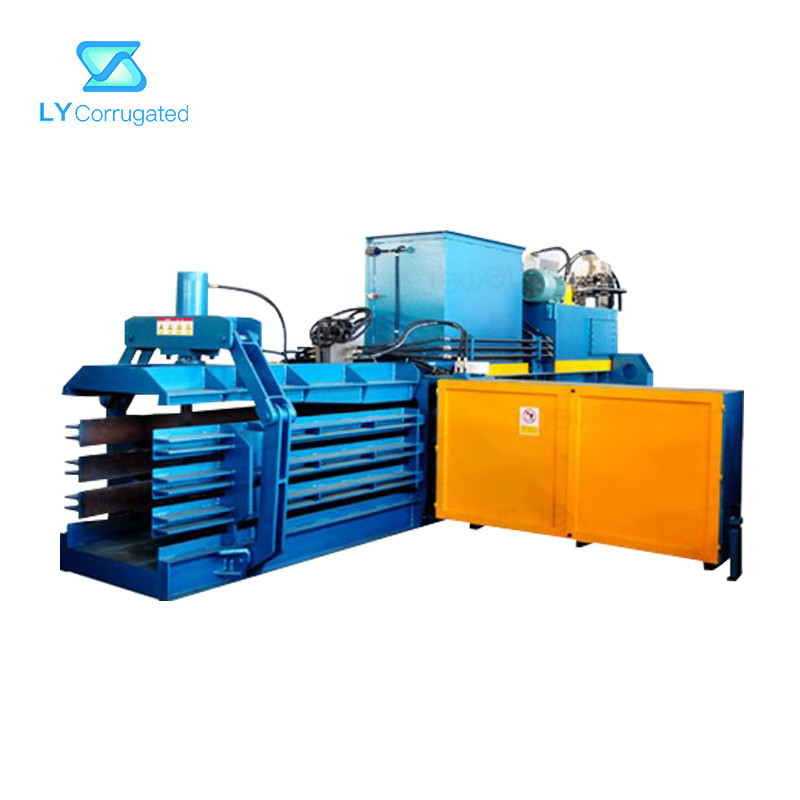4lines Carton Packing Machine , TUV Automatic Cardboard Baler