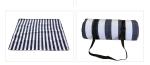 Camping Picnic Mat, Beach Blanket 78''×81'' 4-7 Adults Oversized Lightweight