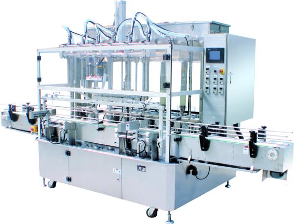 Cheap 500ml Piston Mayonnaise Filling Machine , SUS316 Automatic Liquid Filling Machine Servo for sale