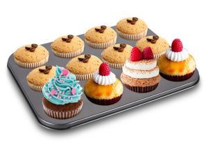 Quality RK Bakeware China Foodservice Aluminium Muffin Cupcake Baking Tray wholesale