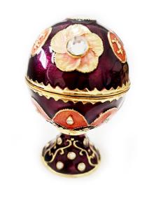 Quality Faberge Egg Trinket Box Faberge Egg Trinket Box Egg Shaped Jewelry Box for Women Egg Trinket Box Gift Birthday Gifts wholesale