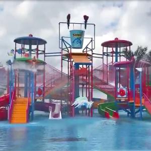 Quality Customized 15m Height Water Play Structures Aquatic Splash Park High Durability wholesale