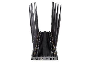 Quality AC110V 16 Channel GPS Signal Blocker Desktop LOJACK WIFI GSM 3G 4G 5G wholesale