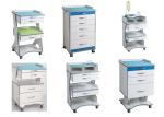 High Gloss Acrylic Hospital Beds Furniture , Hospital Bedside Cabinet