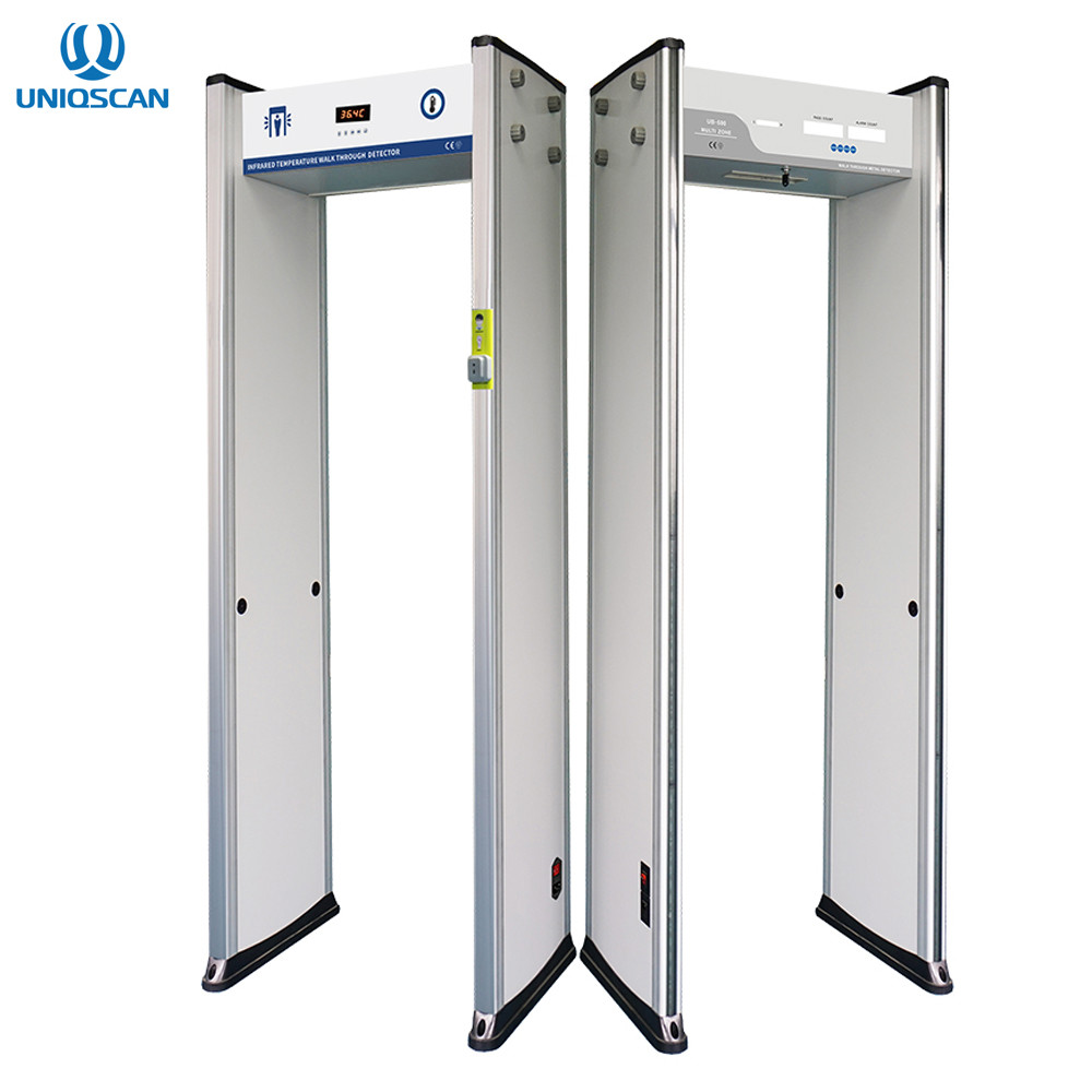 Adjustable Sensitivity Walk Through Gate Metal Detector Infrared Scanner 4KHZ-8KHZ