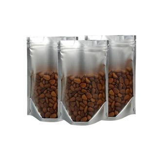 Quality MOPP Clear Front Laminated Food Packaging Transparent Zipper Stand Up Pouches wholesale
