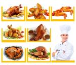 SS201 Electric Chicken Rotisserie Oven 6 Rods Roasted Chicken Maker