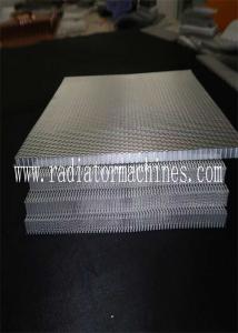Quality Customized Aluminum Flat Top Straight Fin / Radiator Aluminum Fins For Variable Foil And Fin Height wholesale
