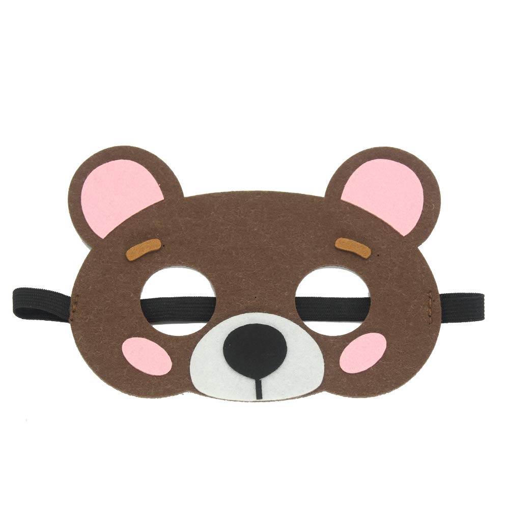 Promotional Cheap Party Animal Felt Halloween Masks For Kids