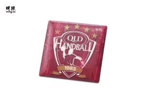 Quality Square Steel Personalised Pin Badges No Minimum Printed Design For Promotion wholesale