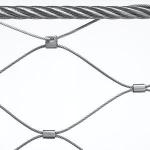 304/316 Metal Wire Rope Stainless Steel Ferrule Mesh For Protective Animal Zoo
