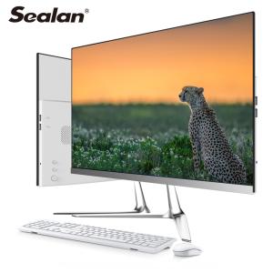 Quality Frameless 8mm Body AIO Desktop Computer 21.5 23.8 Inch wholesale