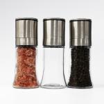 Stainless Steel Spice 129mm 151g 80ml Salt Pepper Grinder