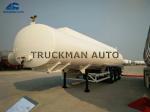Safety Oil Tank Trailer 50m3 6 Comdepartment 28t - 70 Tons With The Sea Valve