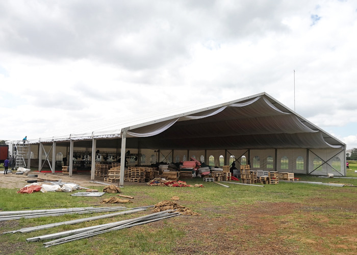Aluminum Luxury 20x50m Event Party Tent For Dinner