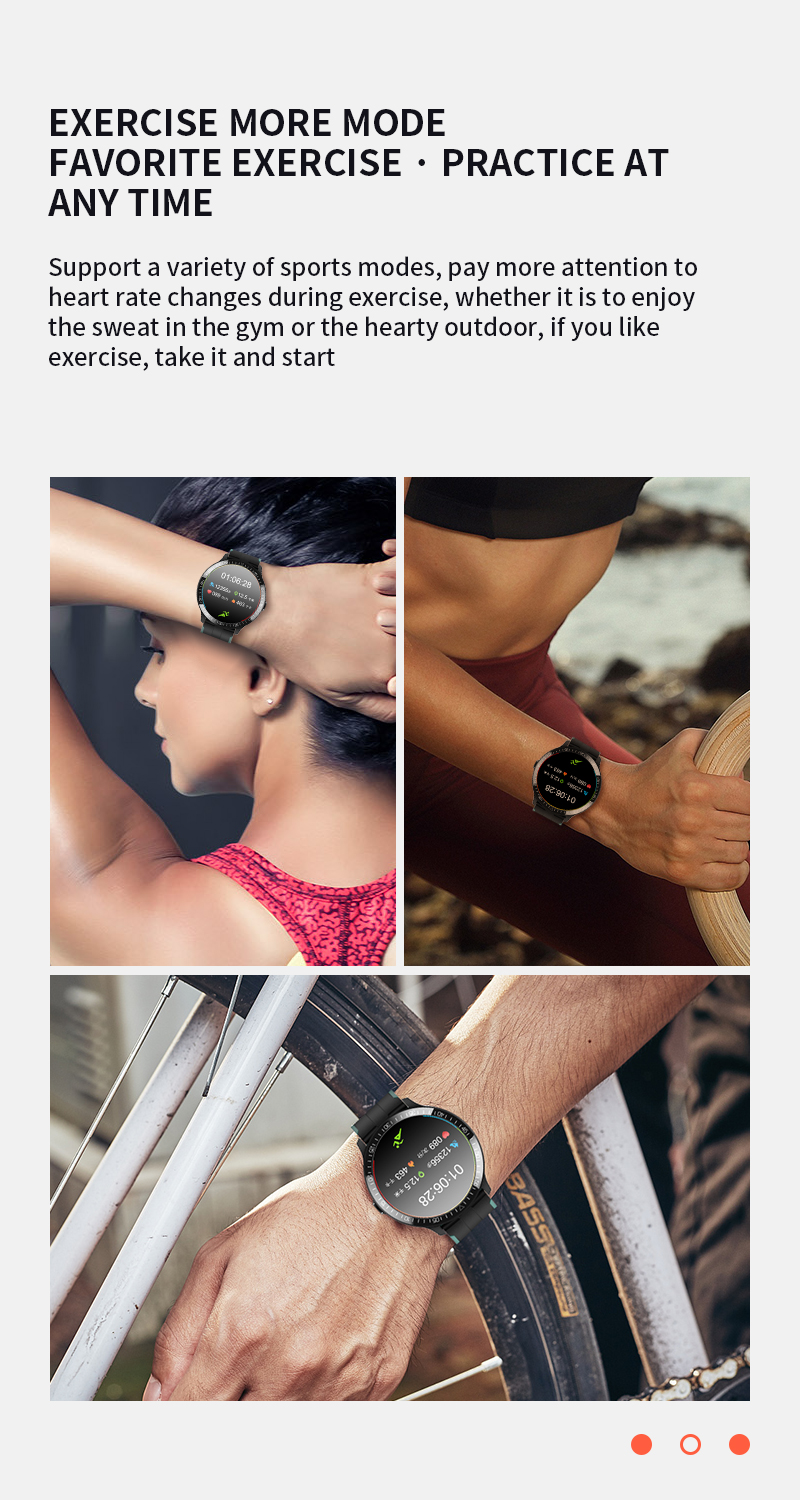 SC7A20 HL16 Blood Pressure Smartwatch 200mAh Mt16 Magnetic Charging