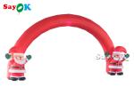 Oxford Cloth Inflatable Santa Arch For Christmas Party