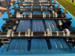 Iron 0.3-0.8mm trapezoidal roof sheet roll forming machine metal panel making