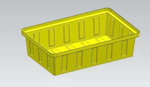 Quality One hundred liter of square box mold for making plastic products wholesale