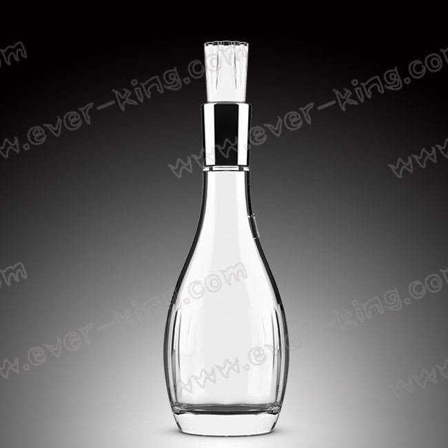 Glass Stopper Empty Alcohol 500mL Vodka Glass Bottle