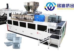 Quality PP PS Sheet Extrusion Line , Plastic ABS HIPS Sheet Production Line 350-1500kg/h wholesale