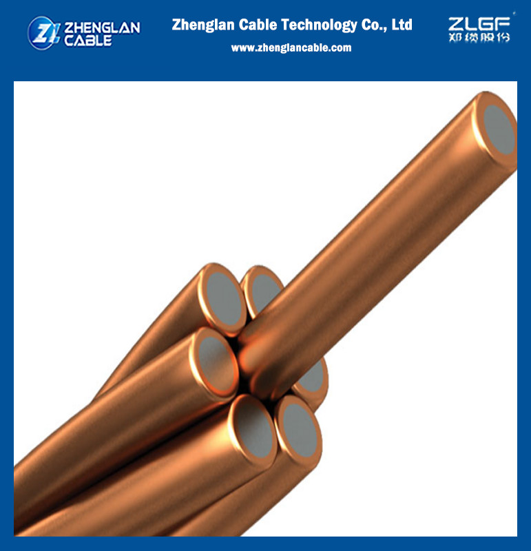 Copperweld Steel Conductor 6AWG(1/4.12mm) HS 40% Conductivity