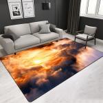 Customized size office carpet living room area rug landscape pattern Factory