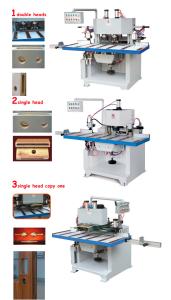 Quality Door lock hole mortise mortising machine with double heads single heads copy heads wholesale
