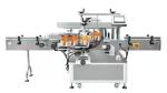 PLC Control 25m/Min Round Flat Bottle Labelling Machine